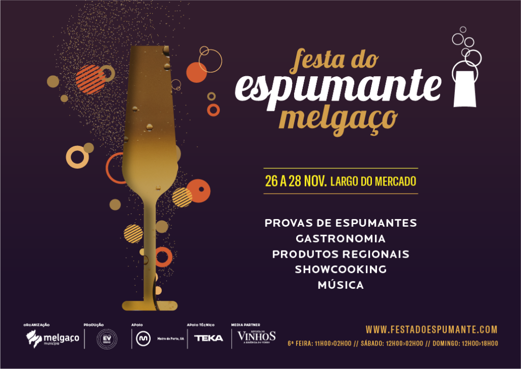 Festa do Espumante celebra Melgaço de 26 a 28 de novembro