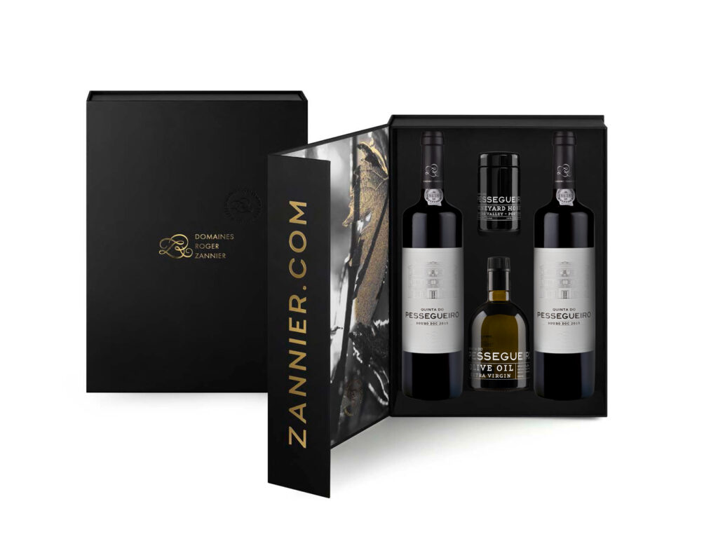 Quinta do Pessegueiro: coffret exclusivo com vinho, azeite e mel da Região do Douro