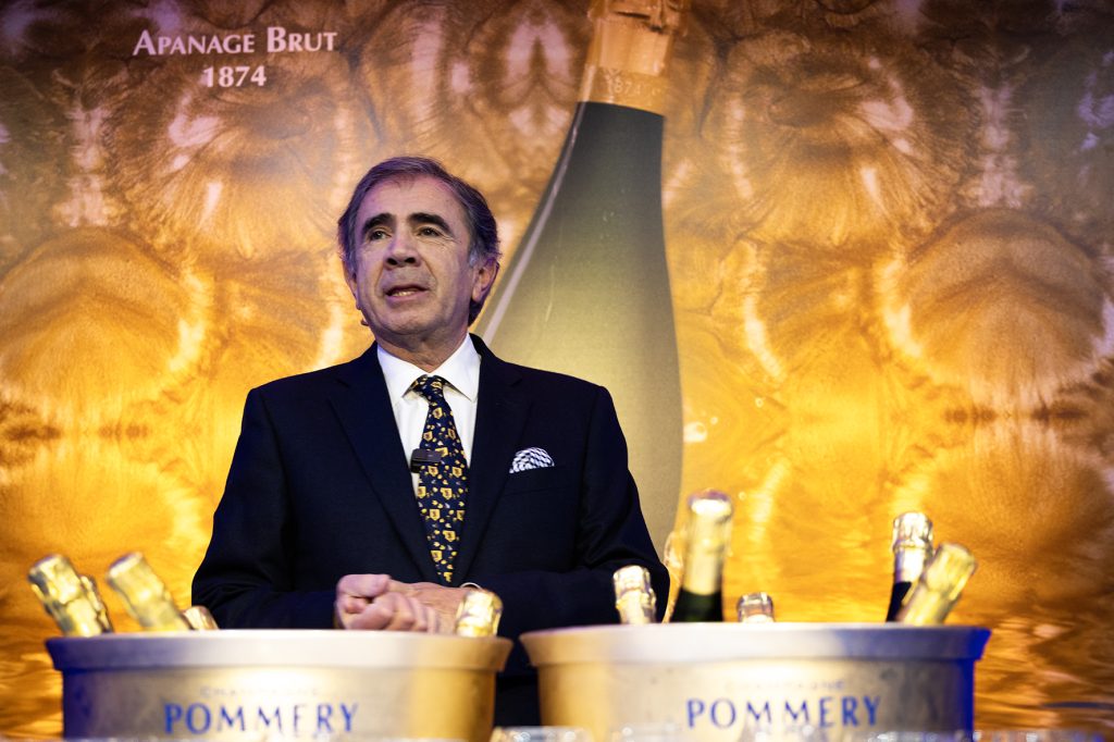 Rozès faz apresentação exclusiva do novo Champagne Pommery, o Apanage 1874