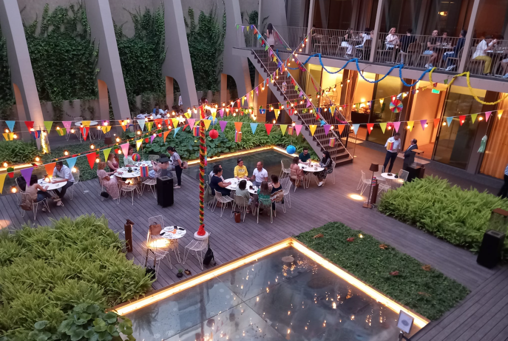 Junho: há arraial de Santo António no Páteo do LUMEN Hotel todas as quintas-feiras