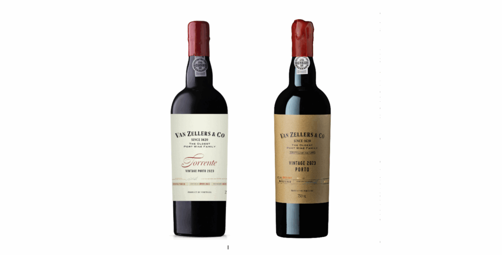 Dois Vintages, um mesmo rio: Van Zellers & Co TORRENTE Vintage Port 2023 e Van Zellers & Co Vintage Port 2023